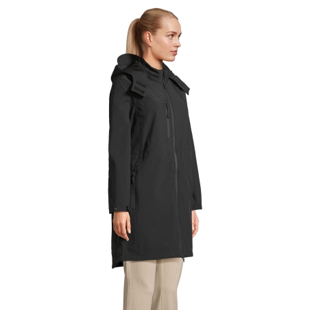 MANTEAU LONG SOFTSHELL FEMME