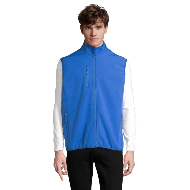 VESTE HOMME ZIPPÉE SOFTSHELL SANS MANCHE