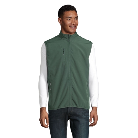 VESTE HOMME ZIPPÉE SOFTSHELL SANS MANCHE