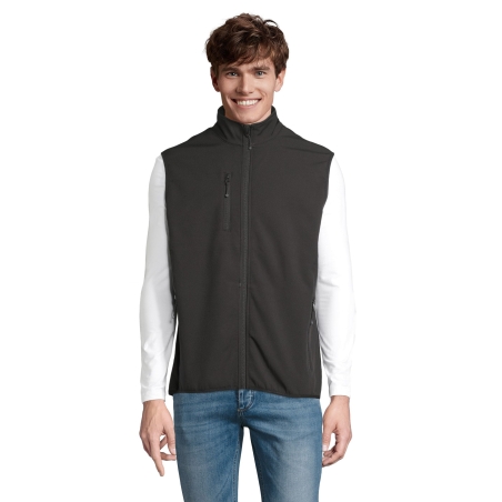 VESTE HOMME ZIPPÉE SOFTSHELL SANS MANCHE