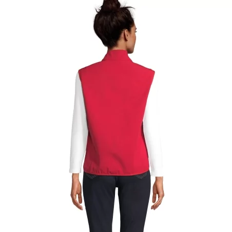 VESTE FEMME ZIPPÉE SOFTSHELL SANS MANCHE