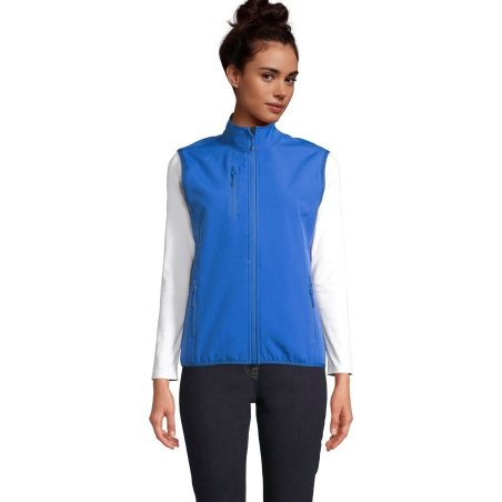 VESTE FEMME ZIPPÉE SOFTSHELL SANS MANCHE