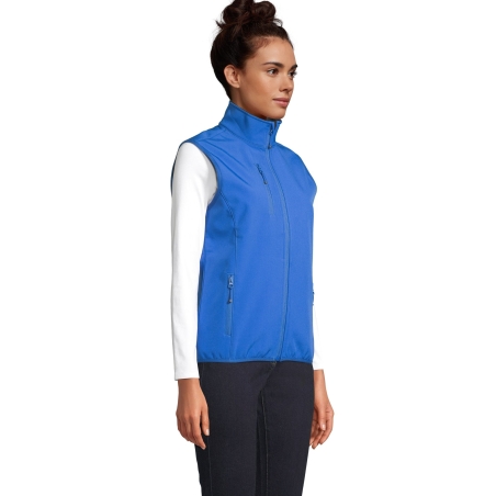 VESTE FEMME ZIPPÉE SOFTSHELL SANS MANCHE