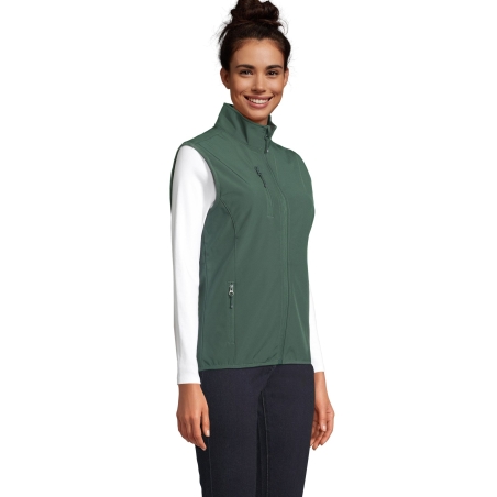 VESTE FEMME ZIPPÉE SOFTSHELL SANS MANCHE