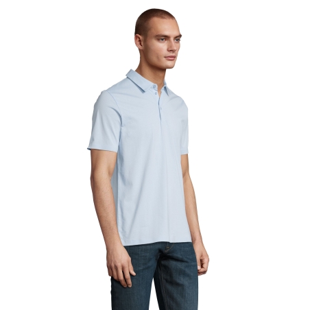 POLO JERSEY MERCERISÉ HOMME