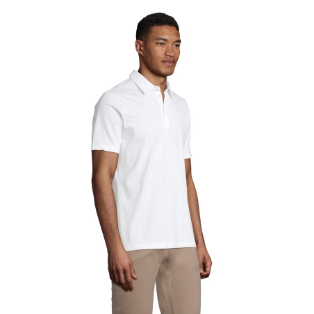 POLO JERSEY MERCERISÉ HOMME