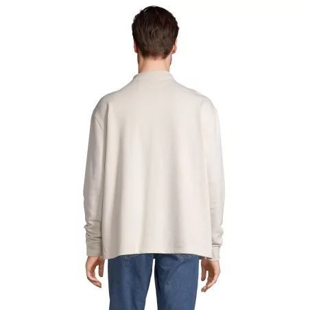 SWEAT-SHIRT UNISEXE COL POLO
