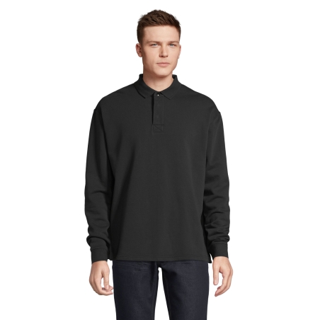 SWEAT-SHIRT UNISEXE COL POLO