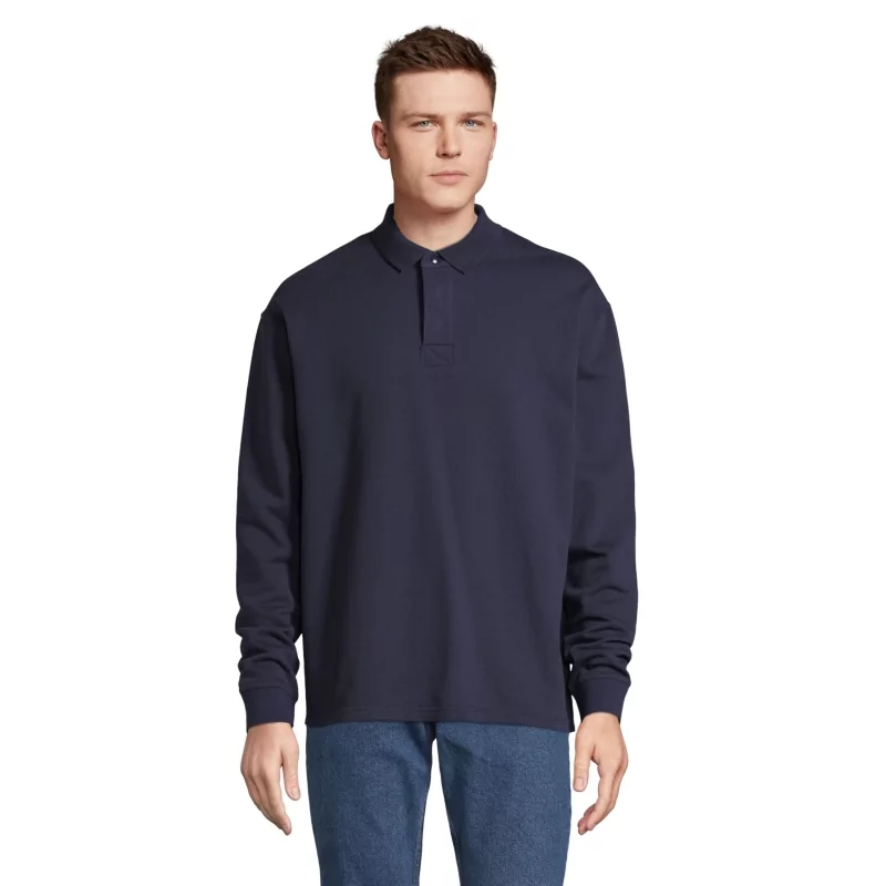 SWEAT-SHIRT UNISEXE COL POLO