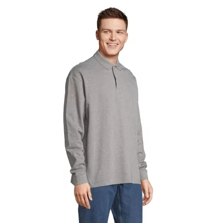 SWEAT-SHIRT UNISEXE COL POLO