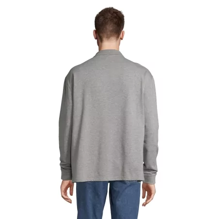 SWEAT-SHIRT UNISEXE COL POLO