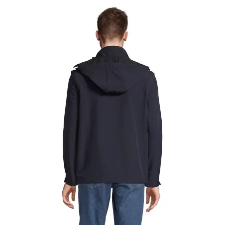 SOFTSHELL CAPUCHE ET MANCHES AMOVIBLES