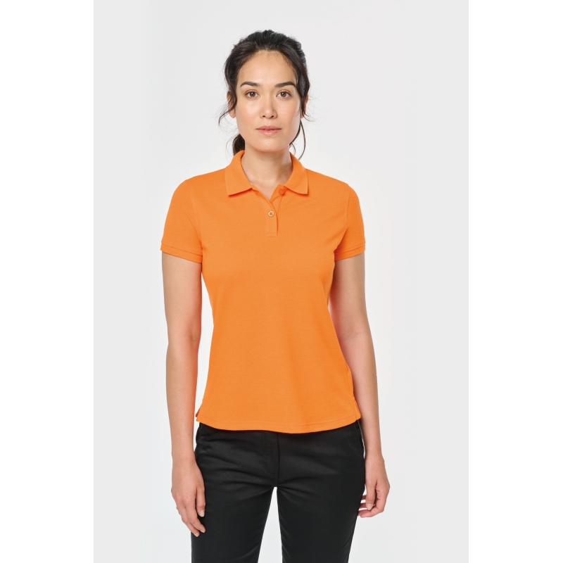 Polo manches courtes femme