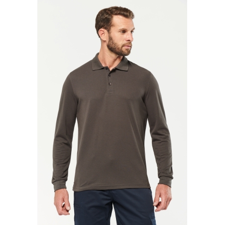 Polo manches longues homme