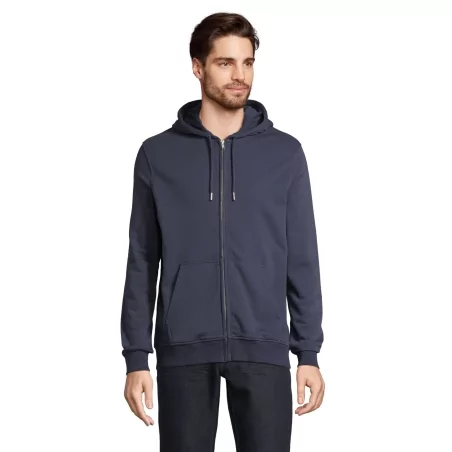 VESTE ZIPPÉE UNISEXE À CAPUCHE