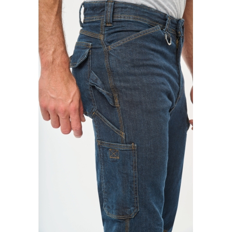 Pantalon Denim multipoches homme