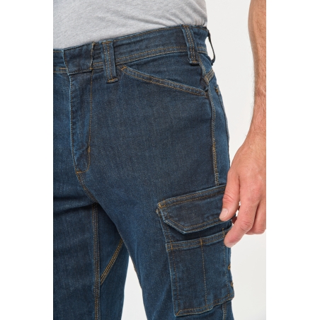 Pantalon Denim multipoches homme