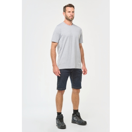 Bermuda denim multipoches homme