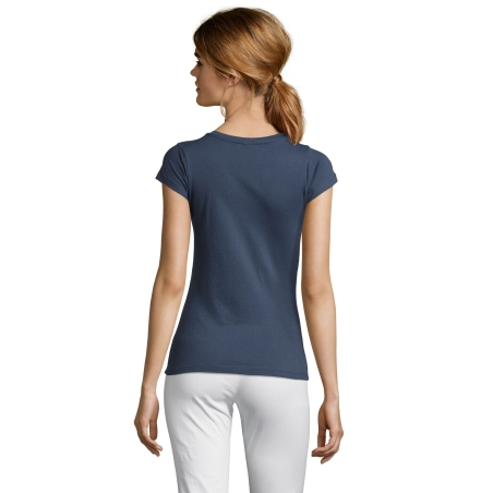 TEE-SHIRT FEMME COL “V”