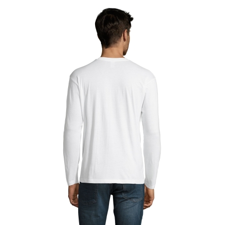 TEE-SHIRT HOMME COL ROND MANCHES LONGUES