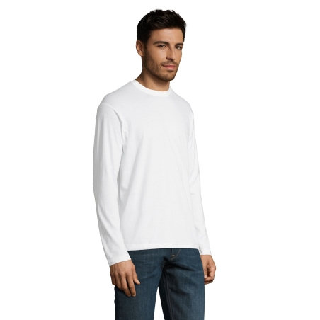 TEE-SHIRT HOMME COL ROND MANCHES LONGUES