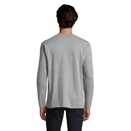 TEE-SHIRT HOMME COL ROND MANCHES LONGUES