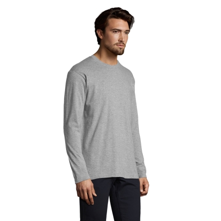 TEE-SHIRT HOMME COL ROND MANCHES LONGUES