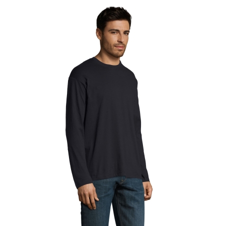 TEE-SHIRT HOMME COL ROND MANCHES LONGUES