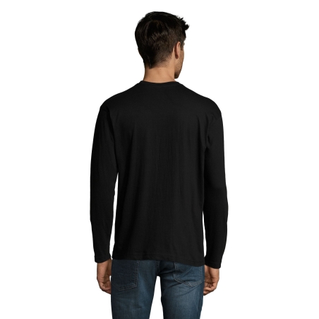 TEE-SHIRT HOMME COL ROND MANCHES LONGUES