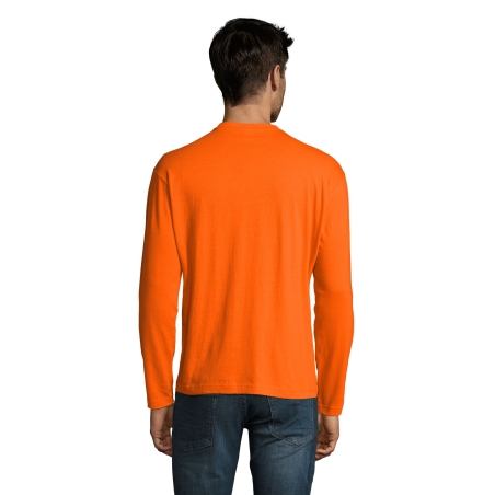 TEE-SHIRT HOMME COL ROND MANCHES LONGUES