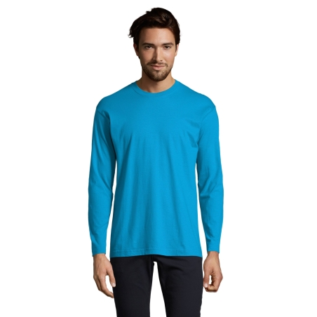 TEE-SHIRT HOMME COL ROND MANCHES LONGUES