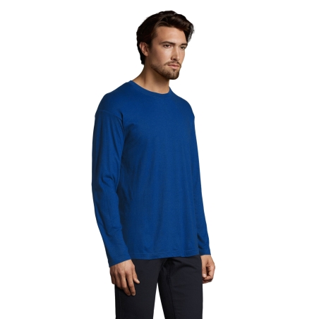 TEE-SHIRT HOMME COL ROND MANCHES LONGUES