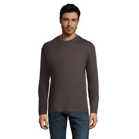 TEE-SHIRT HOMME COL ROND MANCHES LONGUES