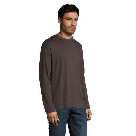 TEE-SHIRT HOMME COL ROND MANCHES LONGUES