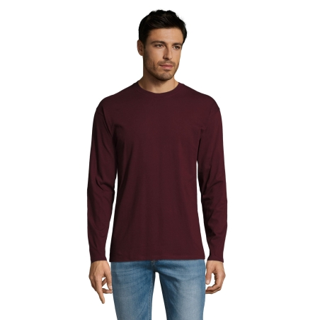 TEE-SHIRT HOMME COL ROND MANCHES LONGUES