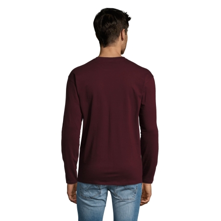 TEE-SHIRT HOMME COL ROND MANCHES LONGUES