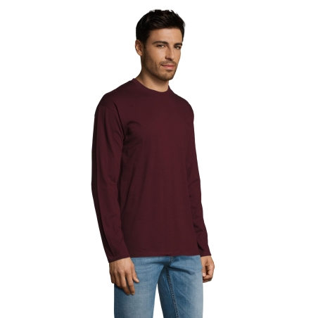 TEE-SHIRT HOMME COL ROND MANCHES LONGUES