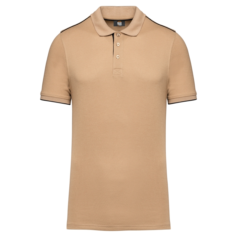 Polo Day To Day contrasté manches courtes homme