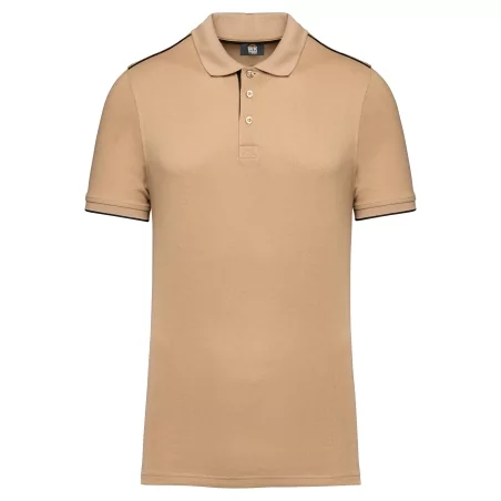 Polo Day To Day contrasté manches courtes homme