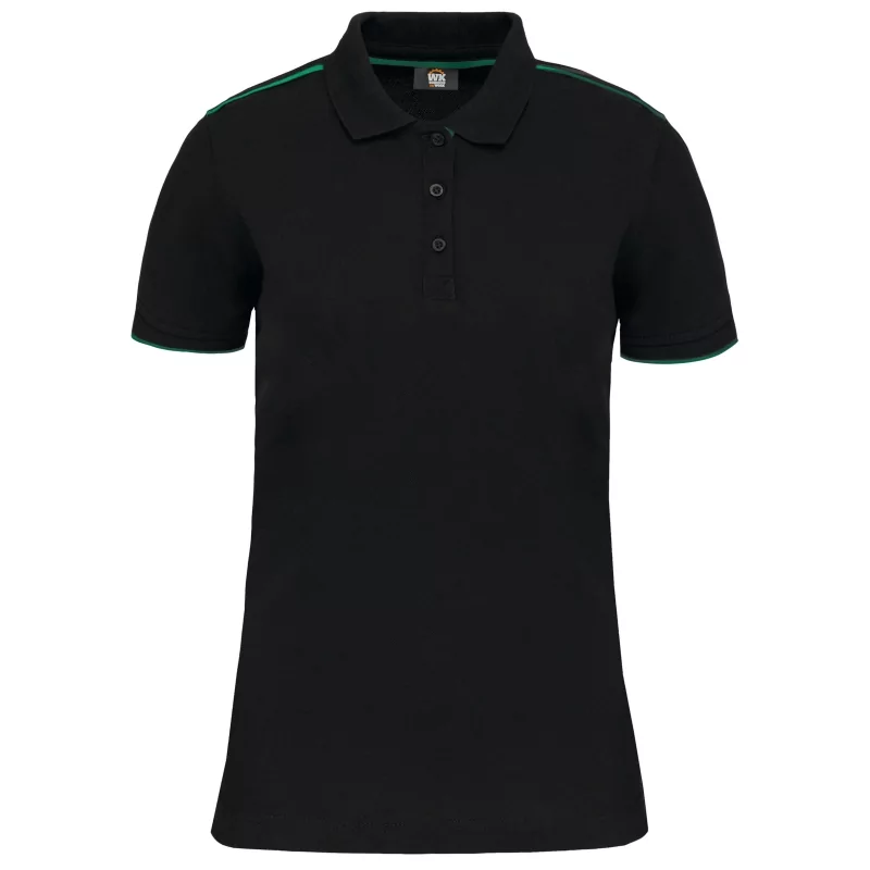 Polo Day To Day contrasté manches courtes femme
