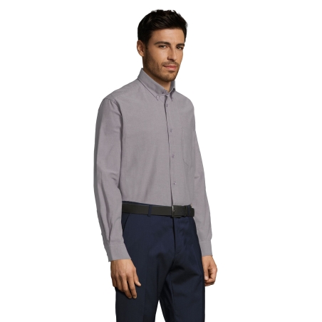 CHEMISE HOMME OXFORD MANCHES LONGUES