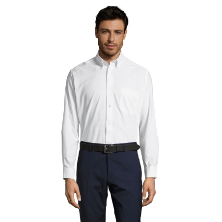 CHEMISE HOMME OXFORD MANCHES LONGUES