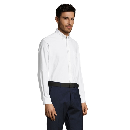 CHEMISE HOMME OXFORD MANCHES LONGUES