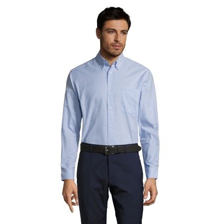 CHEMISE HOMME OXFORD MANCHES LONGUES