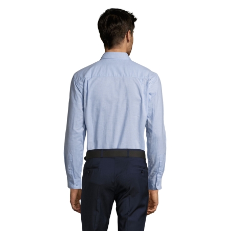 CHEMISE HOMME OXFORD MANCHES LONGUES