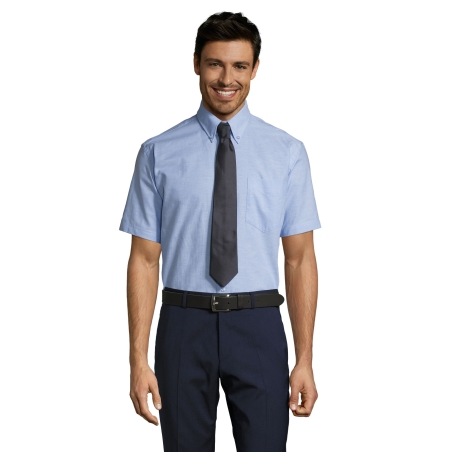 CHEMISE HOMME OXFORD MANCHES COURTES