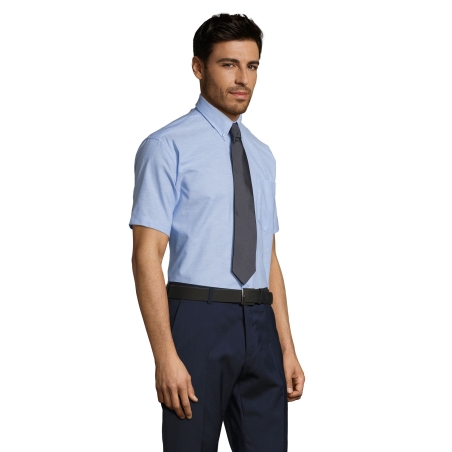 CHEMISE HOMME OXFORD MANCHES COURTES