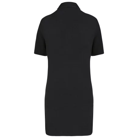Polo long manches courtes femme
