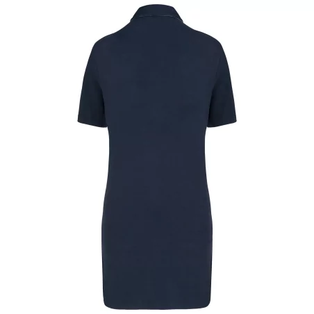 Polo long manches courtes femme