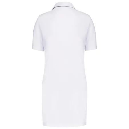 Polo long manches courtes femme